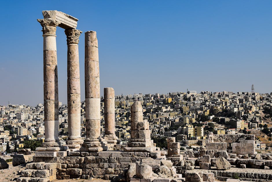 Ciudadela de Amán Jordania — eSIM y conexión en la capital