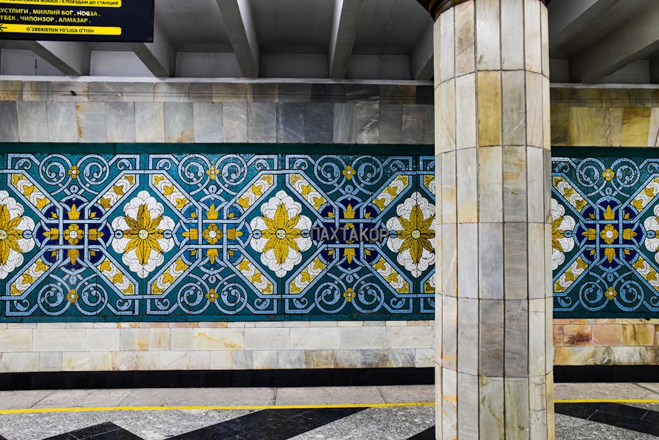 Metro Tashkent mosaicos soviéticos — eSIM y conexión 4G